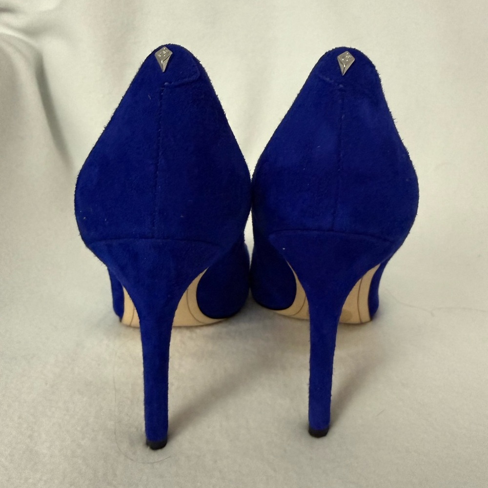Sam Edelman Women's Hazel Pumps Shoes Suede Cobalt Blue Size 6 M - Picture 4 of 10